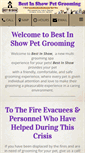 Mobile Screenshot of bestinshowpets.com